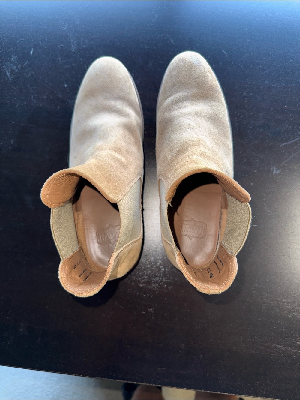 Thursday Boot Company Men's Suede Chukka Boots in Tan - Picture 3 of 4